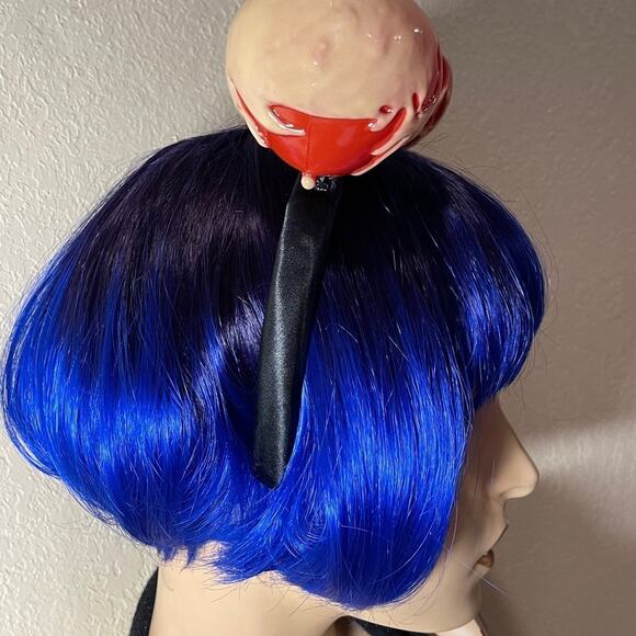 Rare Retired HTF Disney 2015 Glow in the Dark Poisonous Apple ears headband - Picture 10 of 12